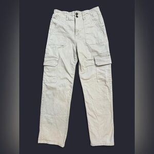 Tan Relaxed Cargo Pants
